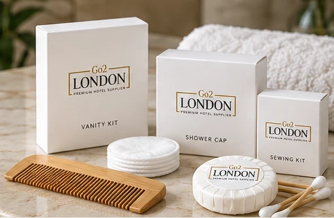 Go2London Coordinated Bamboo Hotel Amenity Sets
